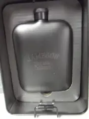 Jameson Flask Black Barrel Hip Flask In Gift Tin 6oz New Irish Whiskey