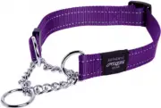 Rogz Utility Control Obedience Collar Purple, LARGE