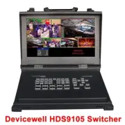 DeviceWell HDS9105 4*HDMI +1*DP Video Switcher 5-Channel 11.6 For Broadcast Live