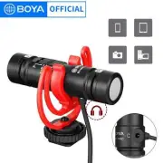 BY-MM1 PRO Dual-Capsule Condenser Shotgun Microphone Video Mic for iPhone