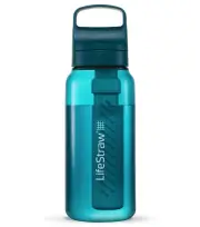 LifeStraw Go 2.0 - 1L Water Filter Bottle - Laguna Teal
