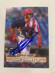 Jose Gomez 2018 Signed Clear Water Threshers Team Card