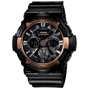 CASIO G-SHOCK 復古金屬限定雙顯錶GA-200RG-1A