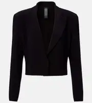 [Norma Kamali] Norma Kamali Cropped blazer AU 16 black