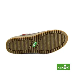 美國 SANUK 皮革內格紋中筒靴-男款1014131 DKB