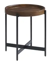 Alaterre Brookline 20In Round End Table