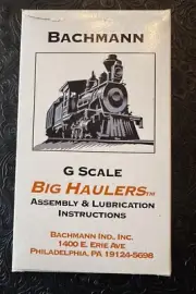 Bachmann Train G Scale Assembly & Lubrication Instructions VHS Tape New Sealed