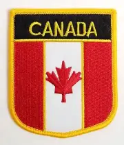 Canadian Flag Patch 3 x 2½ Inches