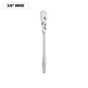 Milwaukee Ratchet 1-Piece+3/8" Drive+9-Locking Position+Flex Head+Reversible