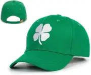 St. Patrick's-Day-Baseball-Cap Ireland-Irish 4-Leaf-Clover-Hat Medium, Green