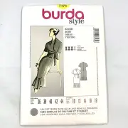 Burda 7174 SEWING PATTERN Misses' Style Fitted Dress Size 10-18
