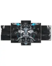 Ready2HangArt Inkd XXX 5pc Wrapped Canvas Wall Art by Tristan Scott