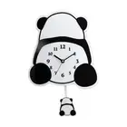 Panda Wall Clock Modern Animal Decorative Clock for Office Kids Room Bedroom