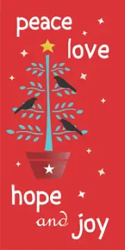 Peace Love Hope Joy 2 pc Stencil Bird Crow Feather Tree Star DIY Art Sign Joanie