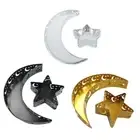 Multifunctional Moon and Star Cake Display Tray Snacks Tray for Eids and Other
