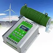 Wind Generator Controller 800w/1000w/1200w/1500w Mppt Solar Wind Hybrid System Charge Controller,24v/48v Mppt Wind Turbine Generator Charge Boost Controller for Home Use(Green),48v-1500w