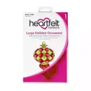 Heartfelt Creations Holiday Ornament - Large Ornament Christmas Bauble Card