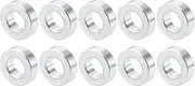 X AUTOHAUX Motorcycle Exhaust Muffler Pipe Gasket 20mm OD 6mm Height Universal Seal Ring Silencer Connector Aluminum Alloy Silver Tone (Set of 10)