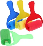 Widen Handle Sponge Painting Brush Set Boys and Girls DIY Art Supplies Paint Roller