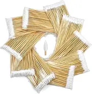 Pointed Gun Cleaning Swabs - Lint Free Gun Cleaning Cotton Swabs with Sturdy Handle - Cleaning Swabs for Pistol, Handgun, Rifle and Firearms Maintaining - Gun Cleaning Supplies Swab (Qtipzify)