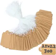 Dart Frog 300 Kraft Paper Price Tags with String