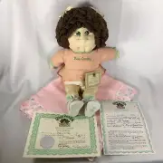 Vintage Cabbage Patch Kids Doll Nursery Edition Baby Dorothy Hand Signed 1988