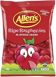 Allen's Raspberries Lollies 190 g (Pack of 12)