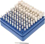 iplusmile 100pcs Wool Grinding Wheel Set Polishing Bits for Jewelry Watch Gentle Felt Buffing Heads for Glass