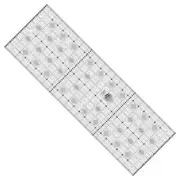 Creative Grids Itty-Bitty Eights Rectangle XL 8in x 24in Quilt Ruler (CGRPRG5)