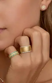 [Jamie Wolf] 18K Yellow Gold Diamond Ring