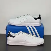 Adidas Stan Smith Men's Size 10 Athletic Shoes White Blue Casual Sneakers