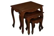 CT Queen Anne Solid Timber Nest of Table
