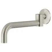 Round Swivel Wall Spout, Brushed Nickel