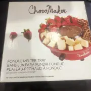 Choco Maker Chocolate Fondue Melter Tray