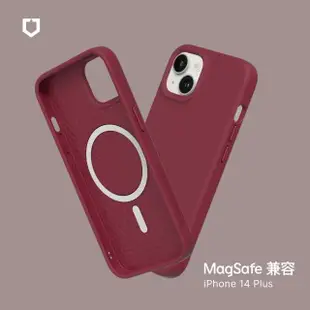 【RHINOSHIELD 犀牛盾】iPhone 14 Plus 6.7吋 SolidSuit MagSafe兼容 超強磁吸手機保護殼(經典防摔背蓋殼)