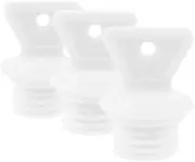 Ipetboom 3pcs Hot Water Bottle Lid Bag Cover Warmer Heat Plug for Hot Water Sack Plug for Sealing Hot Water Sack Plugs Sealing Stopper Hot Water Sacks Stoppers White Rubber