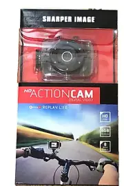 Sharper Image HD Action Cam SVC400 w/ Waterproof Case & Mounting Kit
