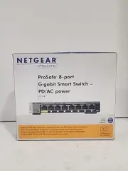 8-Port Gigabit Ethernet Smart Switch (GS108T) - Managed, with 1 X PD Port, Opti