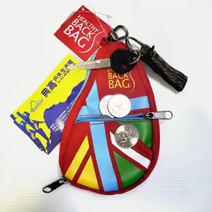 Healthy Back Bag 英倫國旗零錢包/鑰匙包 HB624橘/ 綠/ 紅