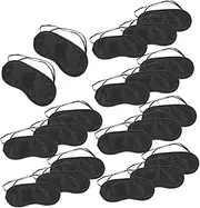 NIYANGLE 20Pcs Eye Comfortable Sleep Covers for Travel Blindfolds for Uninterrupted Rest for Naps Outdoor Activities and Relaxation