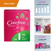 Ultra Thin Panty Liners for Women - Soft, Breathable, Odor Control, Long Length