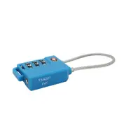Customs Lock Plastic Password Lock Travel Lock Bag Mini Wire Rope Password Lock blue