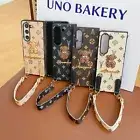For Samsung Galaxy Z Fold 6 5 Fold 4 3 Luxury Classics Carry Leather Flip Case