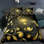 v5645 Bed Sheets Peacock Floral Duvet Cover Doona Set Super Bedding Bed Sheets IU5645