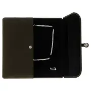 Velvet Jewelry Set Box Ring Earring Big Necklace Storage Case (Coffee Brown)