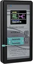 Transistor Tester, DROK Mosfet Transistor Capacitor Tester, Mega328 NPN PNP Transistor Diode Resistor Inductor Capacitance MOS SCR ESR Meter Automatic Checker Detector
