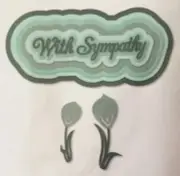 “WITH SYMPATHY “ 12 Piece Die Set By Scrapbooking Made Simple