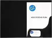 MARBIG(R) 1106308 Professional Series Presentation Folders A4 Matte White Pack 20