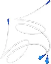 HEALLILY 2pcs Oil Pumping Tools Brake Fluid Bleeder Hose Brake Bleed Tube Brake Oil Replacement Motorcycle Hydraulic Brake System Bleeding Tools Car Brake Bleeder Hose Hydraulic Hose Rubber