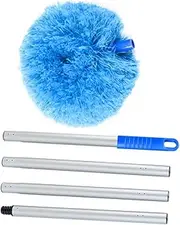 BCOATH Long Extension Pole Duster for Home Cleaning Lightweight Ceiling Fan Duster with Durable Fiber Cleaner for Reaching High Outdoor Cobwebs and Dust Removal